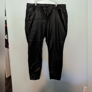 Lane Bryant wax coated skinny jeans